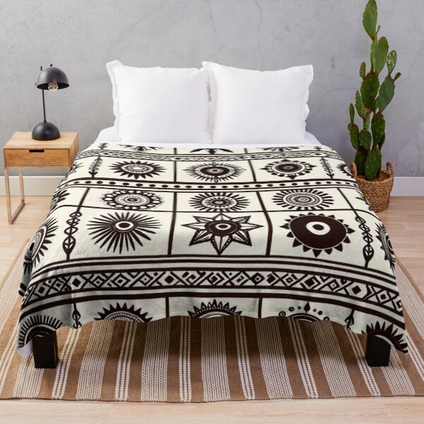 Item preview, Sunburst Tribe Border Pattern designed and sold by RandomWalker.