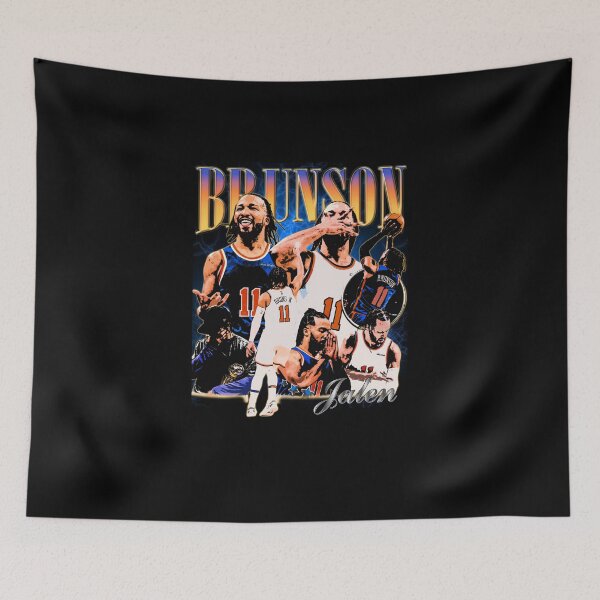 Item preview, Jalen Brunson NY Knicks Basketball Vintage designed and sold by Qellus-Style.