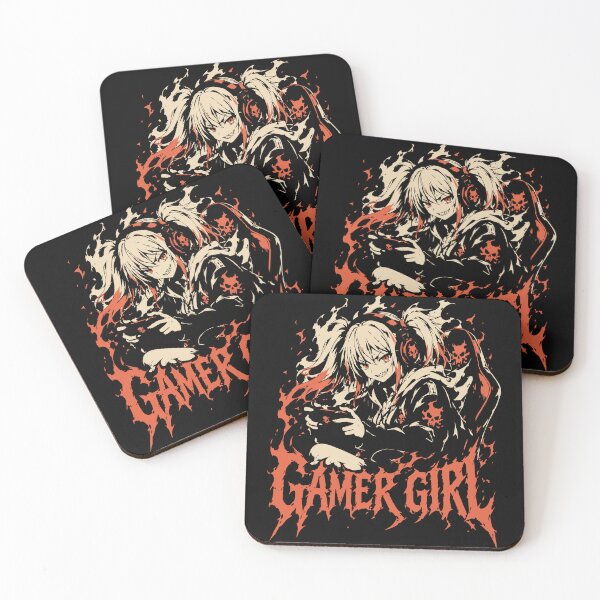 Item preview, Anime Gamer Girl Gothic Metal Aesthetic designed and sold by BrownHorse90s.