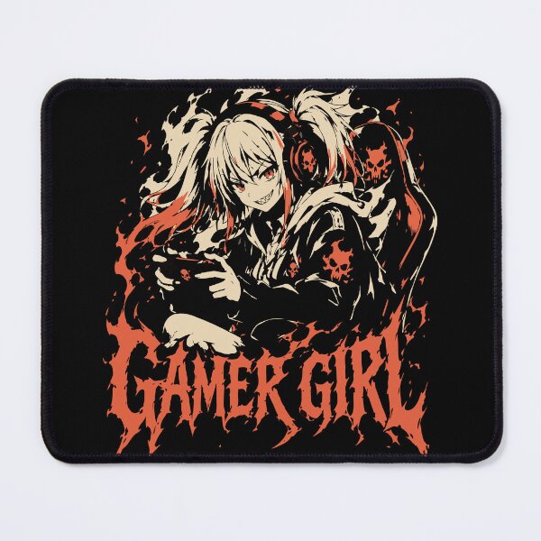 Item preview, Anime Gamer Girl Gothic Metal Aesthetic designed and sold by BrownHorse90s.