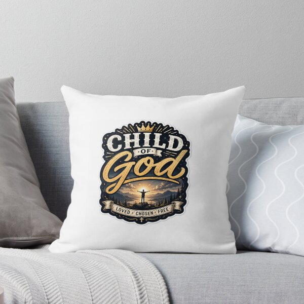 Item preview, Child Of God Christian Faith Sticker designed and sold by Omanut Studio — By Ashwin..