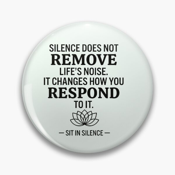 Item preview, Silence Changes How You Respond—Noir Lotus.  designed and sold by SitInSilence24.