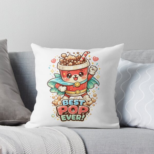 Item preview, Best Pop Ever! Kawaii Soda Superhero Father's Day Design designed and sold by RonBear-Designs.