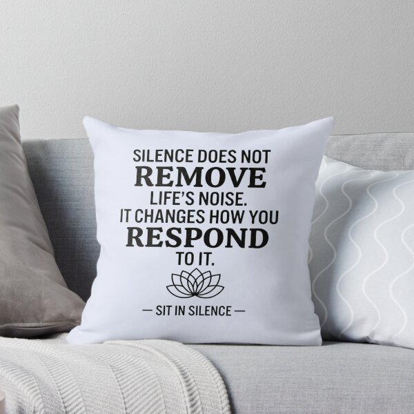Item preview, Silence Changes How You Respond—Noir Lotus.  designed and sold by SitInSilence24.