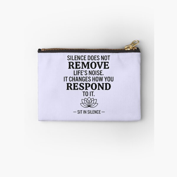 Item preview, Silence Changes How You Respond—Noir Lotus.  designed and sold by SitInSilence24.