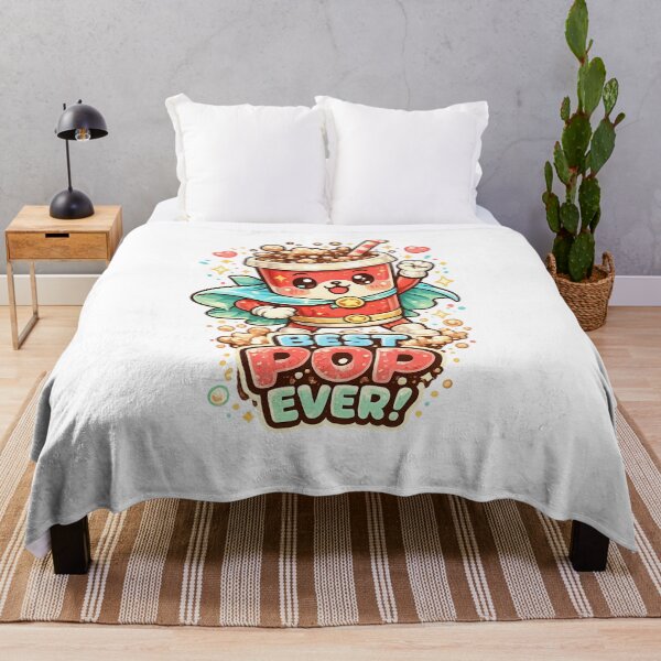 Item preview, Best Pop Ever! Kawaii Soda Superhero Father's Day Design designed and sold by RonBear-Designs.
