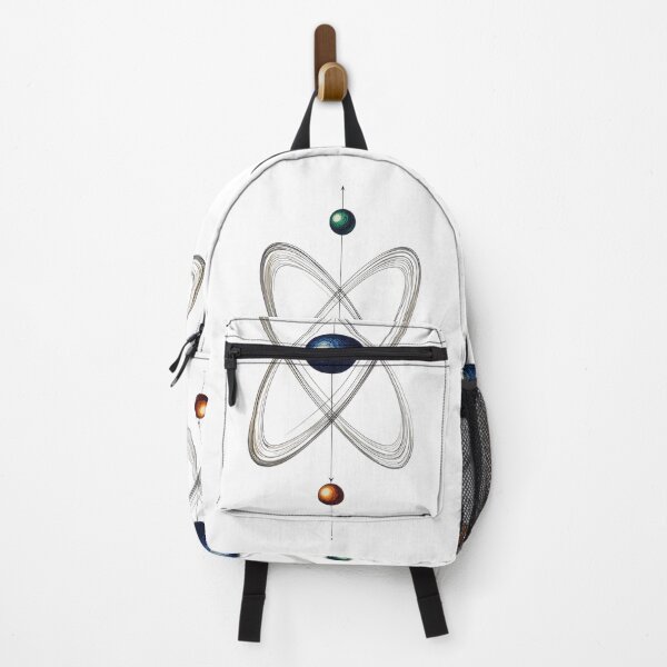 Item preview, Atom science art minimalist physics chemistry vintage scientific illustration design designed and sold by icemanphotos.