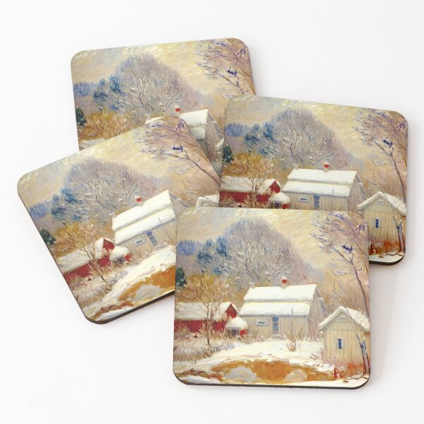 Item preview, Norway, Sandviken Village in the Snow: Impression of Scandinavian Winter designed and sold by artdesignsnow.