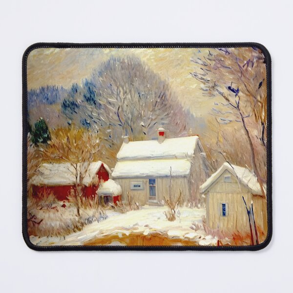 Item preview, Norway, Sandviken Village in the Snow: Impression of Scandinavian Winter designed and sold by artdesignsnow.