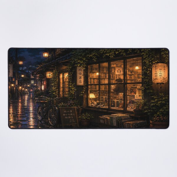 Item preview, Rainy Night Bookstore designed and sold by Clovermere.