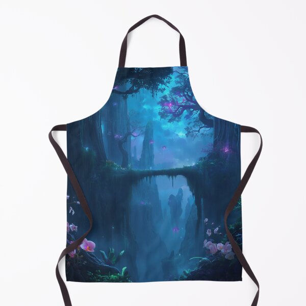 Item preview, Sapphire Canopy Fantasy Sci-Fi Landscape designed and sold by Luminous Wilds.