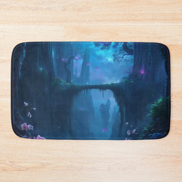 Item preview, Sapphire Canopy Fantasy Sci-Fi Landscape designed and sold by Luminous Wilds.