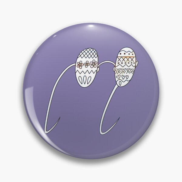 Item preview, Folk Art Easter Egg Print – Traditional Style Pattern Art designed and sold by LeshanArt.