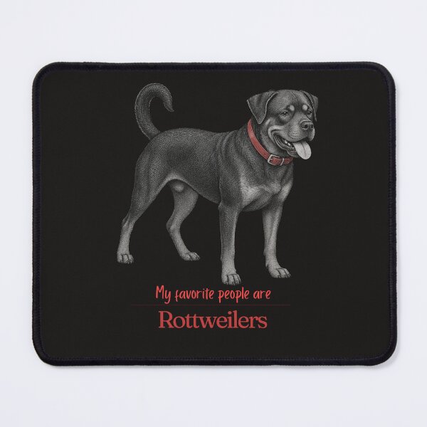 Item preview, My Favorite People Are Rottweilers | Rottweiler Mom Dad Gift | Rottweiler Christmas Gift | Birthday Gift | Rottie Loyal Dog Shirt Mug designed and sold by The Frog.