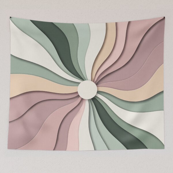 Item preview, Nervous System Pathways Calming Abstract Wall Art designed and sold by TrendMorphic.
