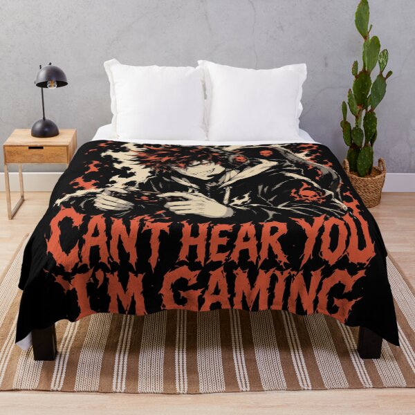 Item preview, Can't Hear You I'm Gaming Anime Boy designed and sold by BrownHorse90s.