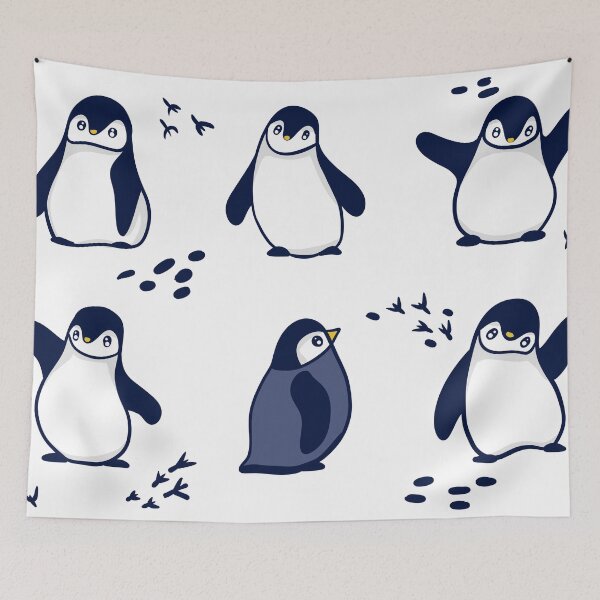 Item preview, Cute Kawaii Baby Penguins Sticker Pack Set designed and sold by LYAN-STORE.