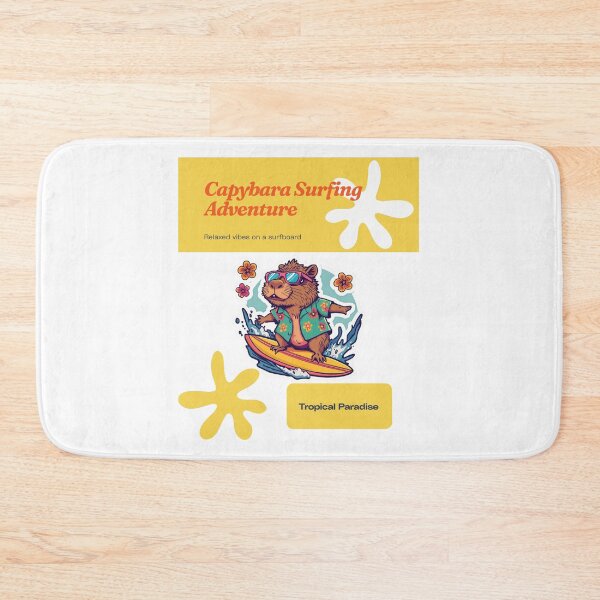 Item preview, Copy of Cool Capybara Summer Surf designed and sold by PeterskyDesign.