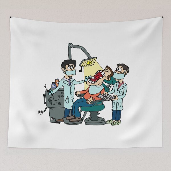 Item preview, Funny Dentist Appointment Cartoon Teeth Dental Pun Meme designed and sold by MyxaART.
