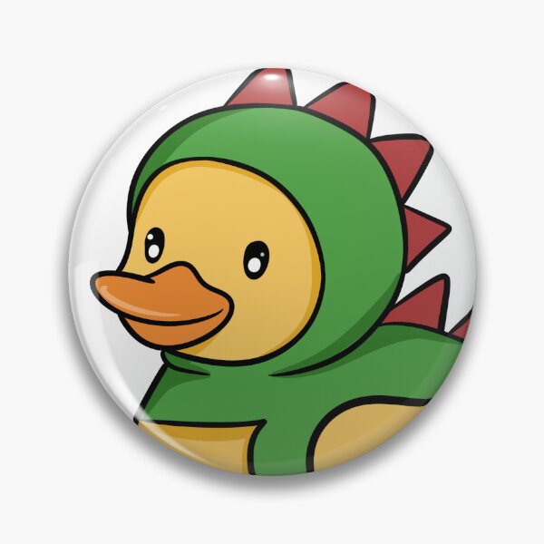 Item preview, Cute Rubber Duck in Green Dinosaur Costume designed and sold by LYAN-STORE.
