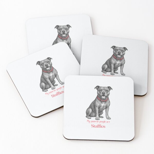 Item preview, My Favorite People Are Staffies | Staffy Mom Dad Gift | Staffy Christmas Gift | Staffy Birthday Gift | Staffordshire Bull Terrier Shirt designed and sold by The Frog.