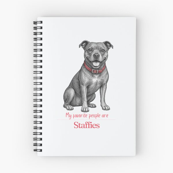 Item preview, My Favorite People Are Staffies | Staffy Mom Dad Gift | Staffy Christmas Gift | Staffy Birthday Gift | Staffordshire Bull Terrier Shirt designed and sold by The Frog.
