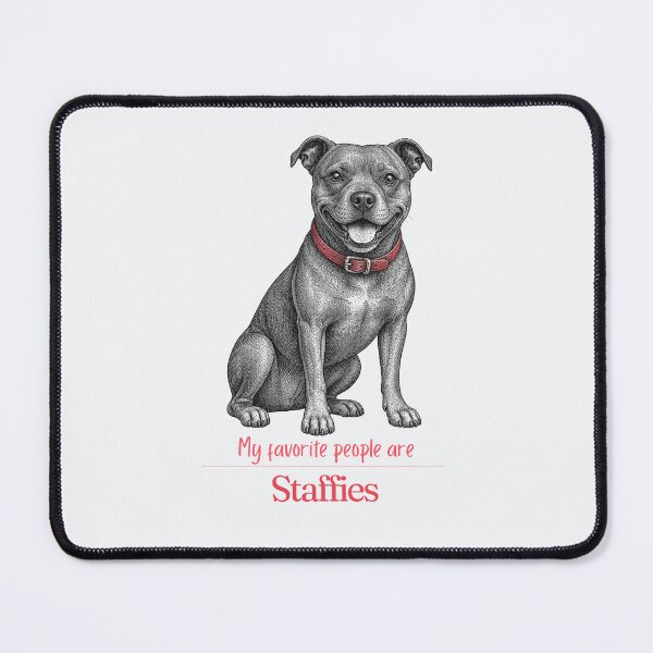 Item preview, My Favorite People Are Staffies | Staffy Mom Dad Gift | Staffy Christmas Gift | Staffy Birthday Gift | Staffordshire Bull Terrier Shirt designed and sold by The Frog.