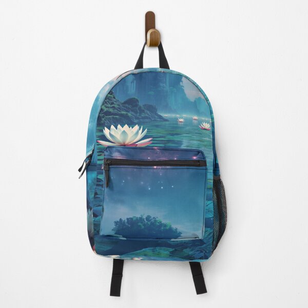 Item preview, Celestial Lotus Sea Fantasy Landscape designed and sold by Luminous Wilds.