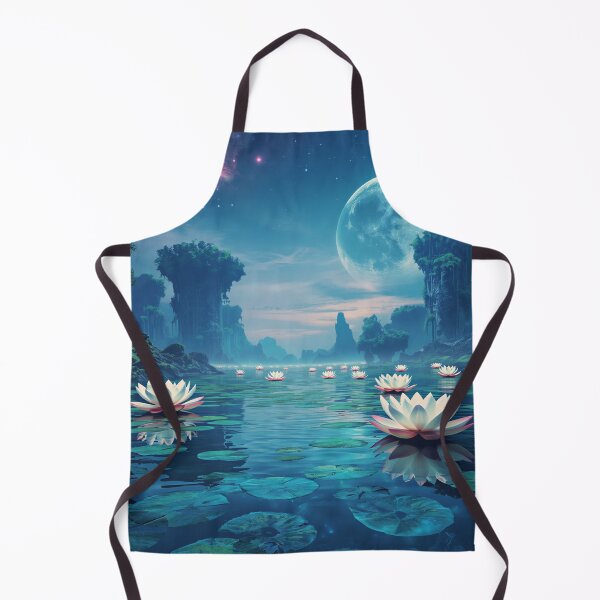 Item preview, Celestial Lotus Sea Fantasy Landscape designed and sold by Luminous Wilds.