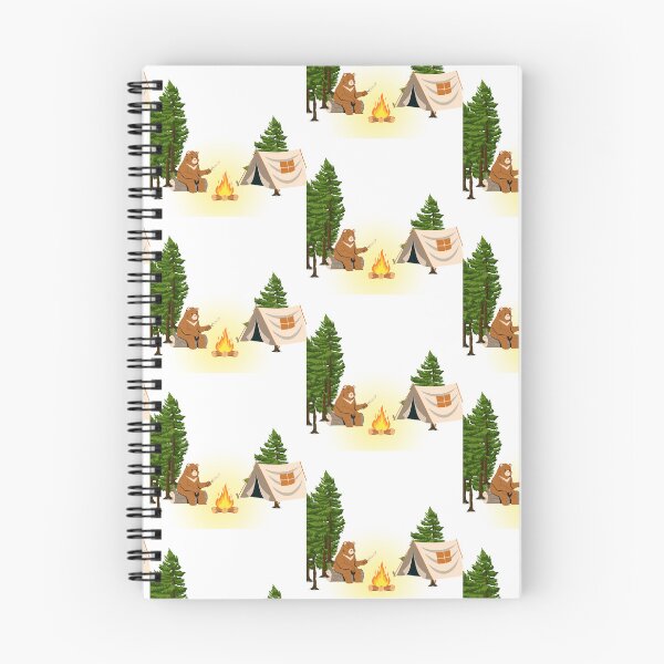 Item preview, Camping Bear Coffee Lover with Dog – Outdoor Adventure Design designed and sold by gluxdesing.