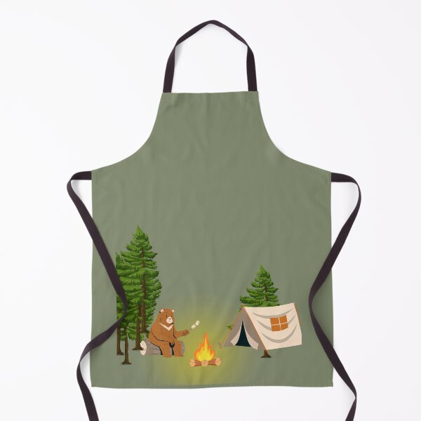 Item preview, Camping Bear Coffee Lover with Dog – Outdoor Adventure Design designed and sold by gluxdesing.