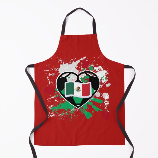 Item preview, Mexican Flag Soccer Heart designed and sold by artbyomega.
