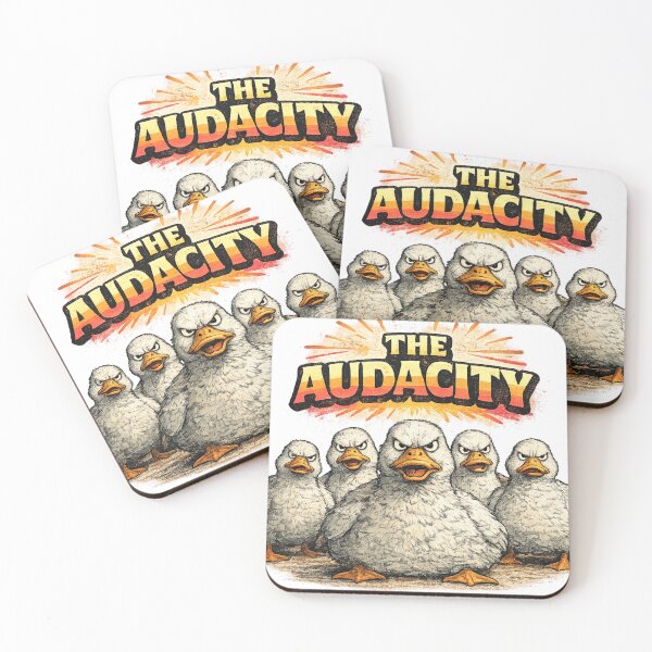 Item preview, The Audacity Funny Angry Duck Gang Sarcastic Humor Gift designed and sold by irfanshikh.