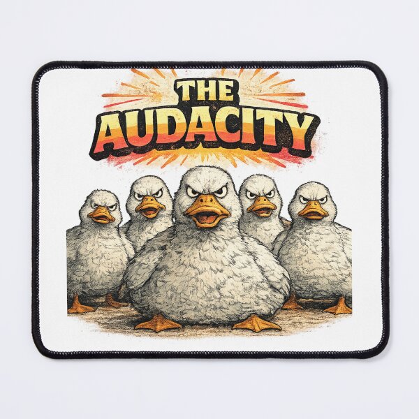 Item preview, The Audacity Funny Angry Duck Gang Sarcastic Humor Gift designed and sold by irfanshikh.