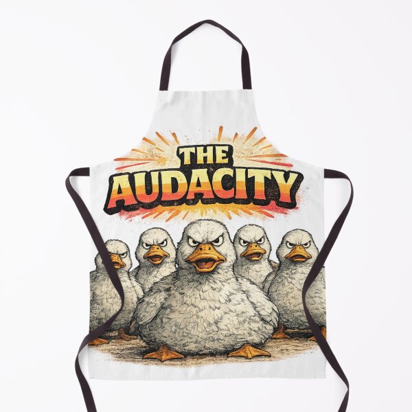 Item preview, The Audacity Funny Angry Duck Gang Sarcastic Humor Gift designed and sold by irfanshikh.