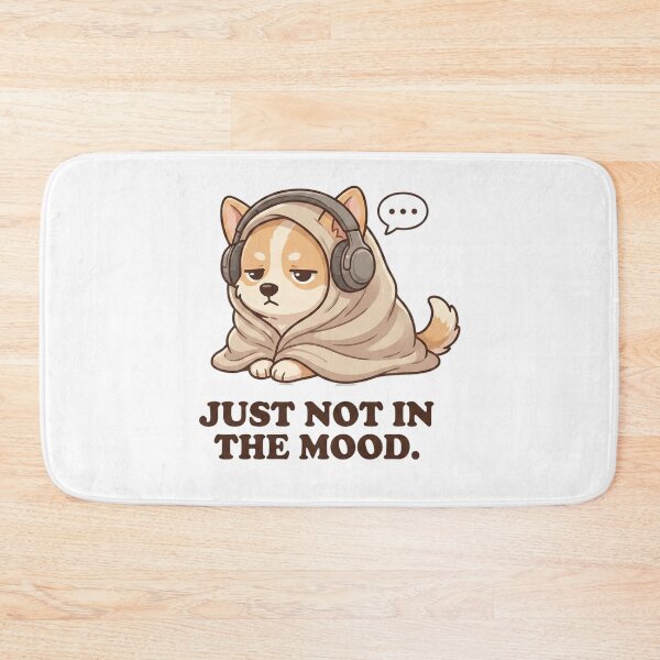 Item preview, Cute Grumpy Corgi Dog Blanket Headphones designed and sold by CrystalMineArts.