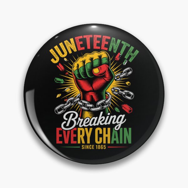 Item preview, Juneteenth Breaking Every Chain designed and sold by ChrisPfeiffer.