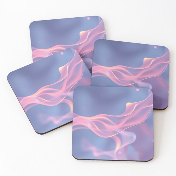 Item preview, Pastel Pink and Lavender Dreamy Fluid Waves designed and sold by LYAN-STORE.