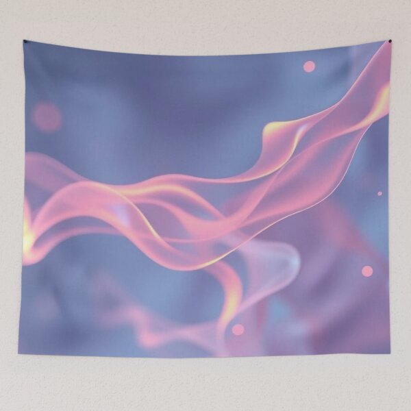 Item preview, Pastel Pink and Lavender Dreamy Fluid Waves designed and sold by LYAN-STORE.