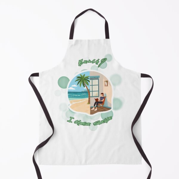 Item preview, Beach I Chose Silence Funny Introvert Summer Meme designed and sold by iamKRUK.