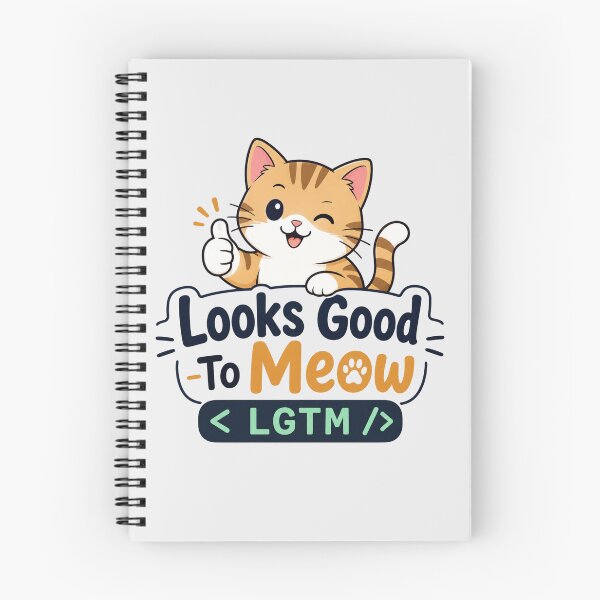 Item preview, LGTM Looks Good To Meow designed and sold by Itai Doshin.