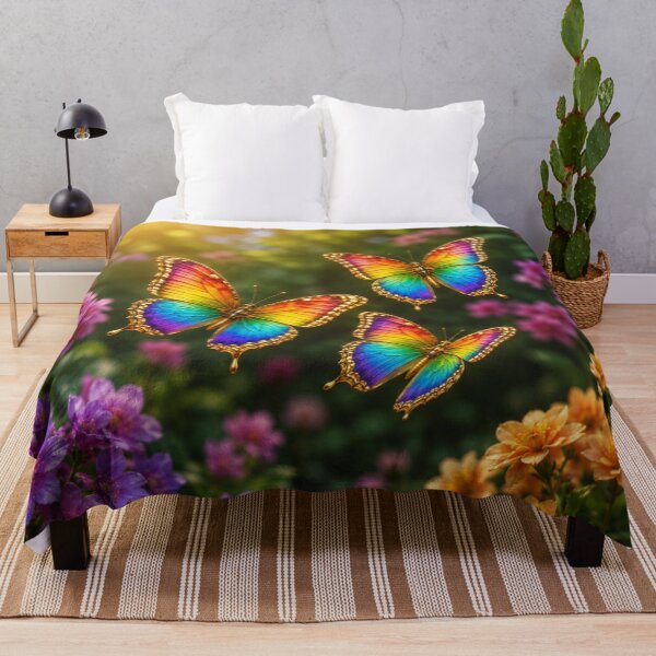 Item preview, Rainbow butterflies designed and sold by Dustfairy9876.