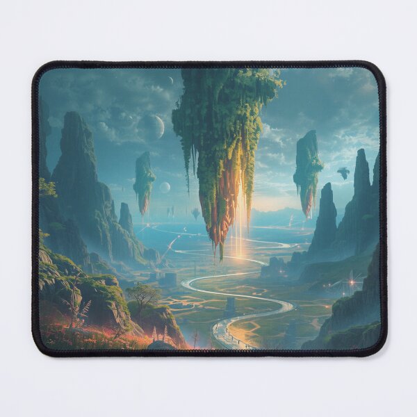 Item preview, Skyroot Sanctuary Fantasy Alien Landscape designed and sold by Luminous Wilds.