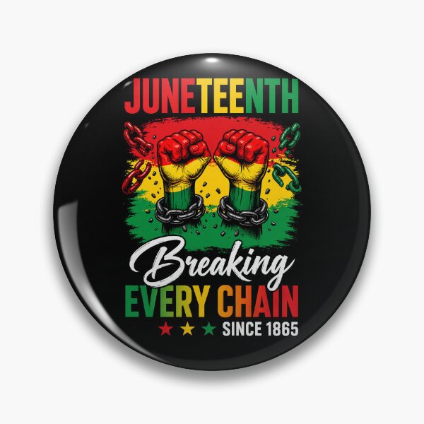 Item preview,  Juneteenth Breaking Every Chain designed and sold by ChrisPfeiffer.