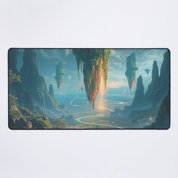 Item preview, Skyroot Sanctuary Fantasy Alien Landscape designed and sold by Luminous Wilds.
