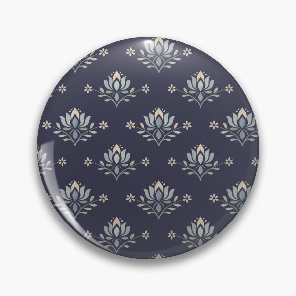 Item preview, Elegant Lotus Floral Repeat Pattern designed and sold by TheFourthGarden.
