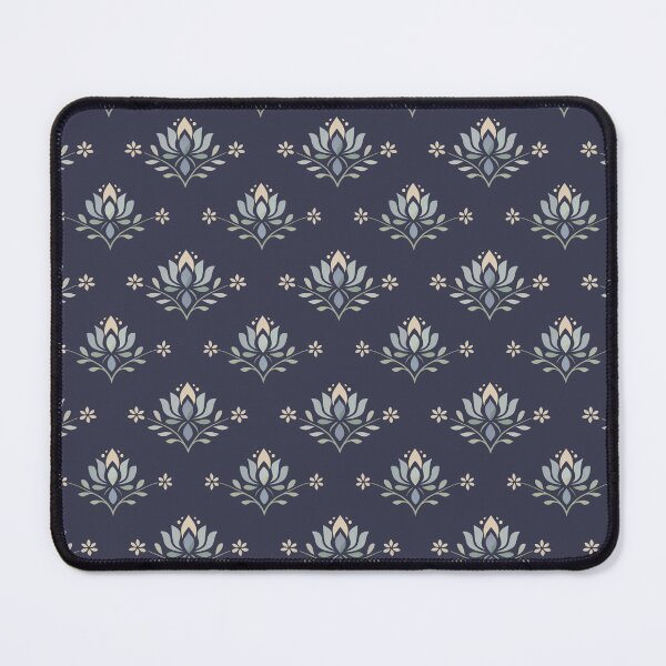 Item preview, Elegant Lotus Floral Repeat Pattern designed and sold by TheFourthGarden.