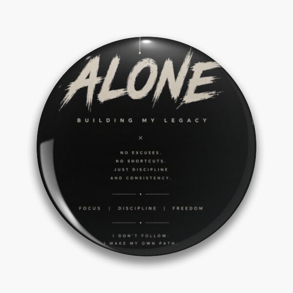 Item preview, ALONE Under the Moonlight – Finding Peace in Silence designed and sold by NovaInfinityStudio.