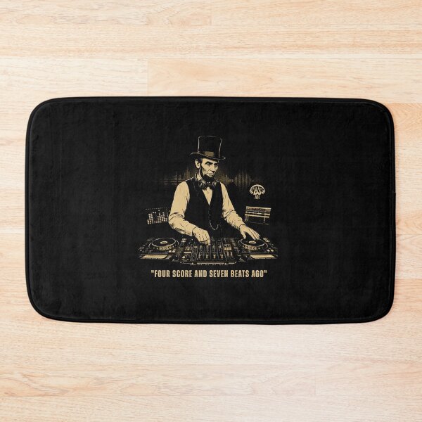 Item preview, Vintage DJ Statesman Illustration Retro Music Humor Artwork designed and sold by MotivaChic.