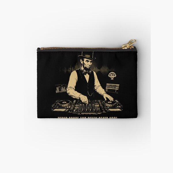 Item preview, Vintage DJ Statesman Illustration Retro Music Humor Artwork designed and sold by MotivaChic.